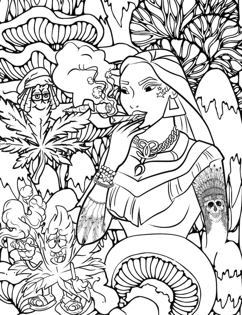 Trippy Coloring Pages for Adults Printables 118