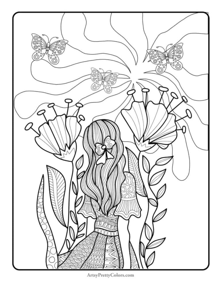 Trippy Coloring Pages for Adults Printables 130