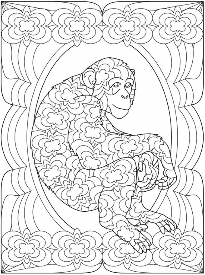 Trippy Coloring Pages for Adults Printables 14