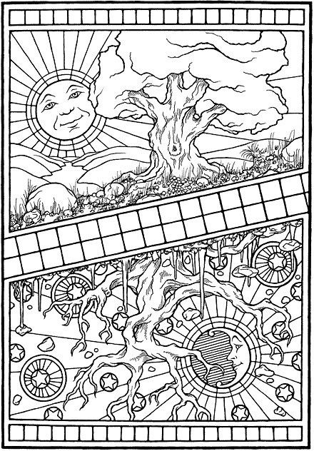 Trippy Coloring Pages for Adults Printables 31