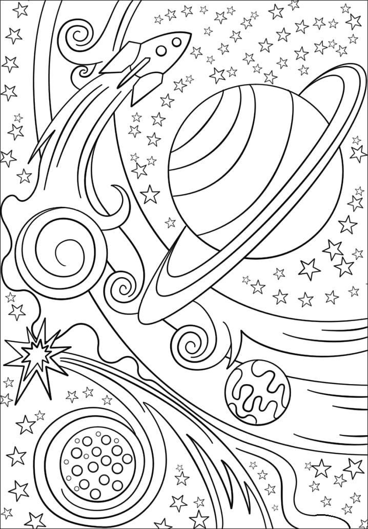 Trippy Coloring Pages for Adults Printables 35