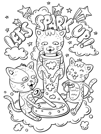 Trippy Coloring Pages for Adults Printables 48