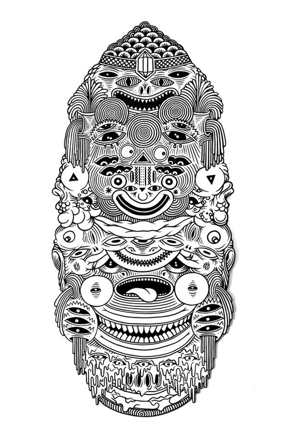 Trippy Coloring Pages for Adults Printables 52