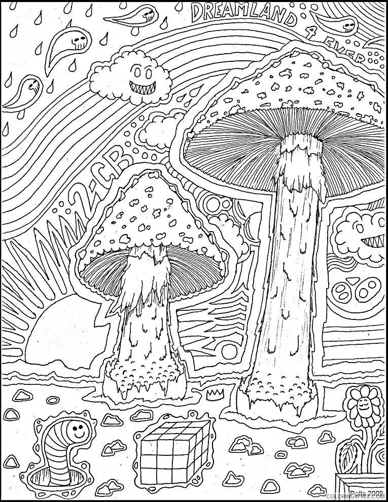 Trippy Coloring Pages for Adults Printables 60