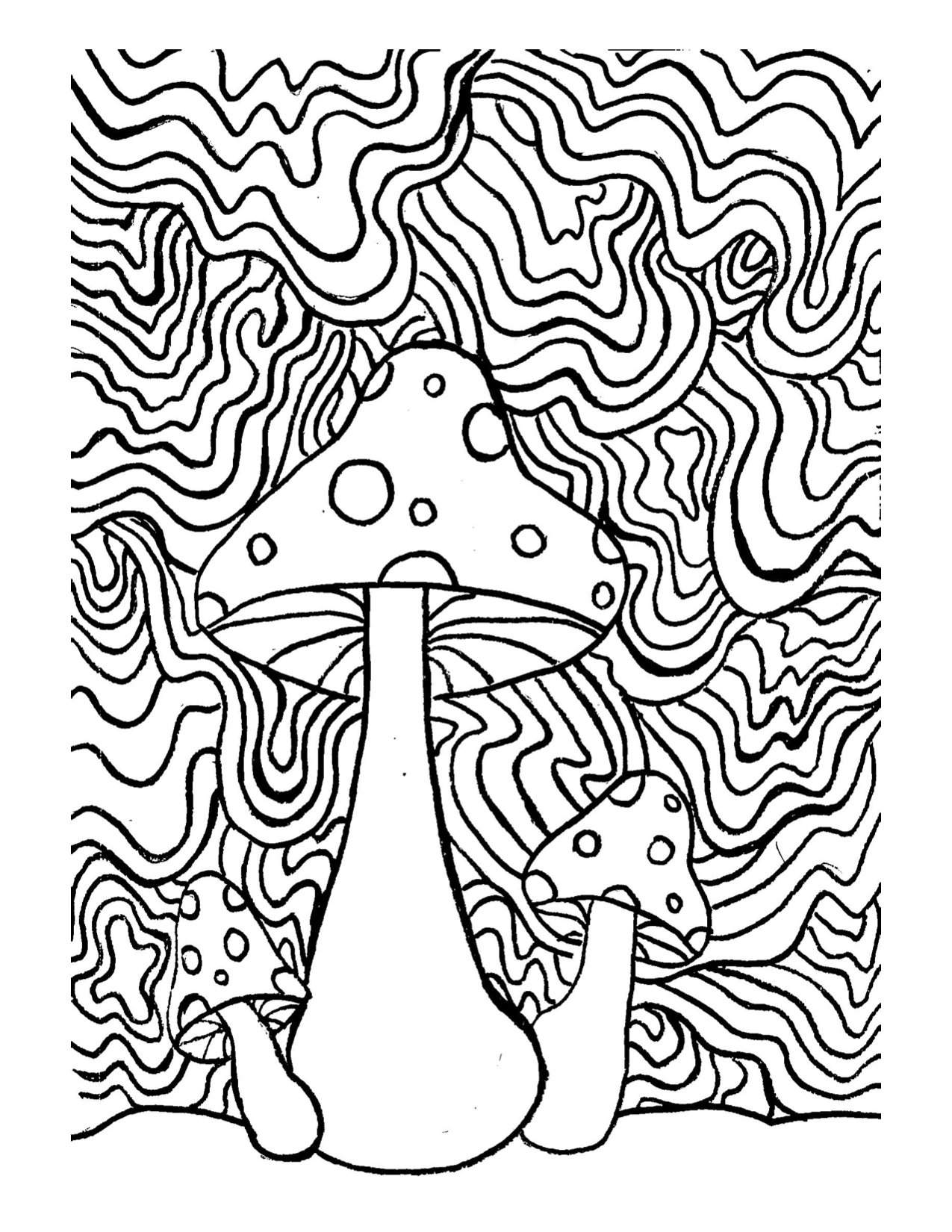 Trippy Coloring Pages for Adults Printables 71