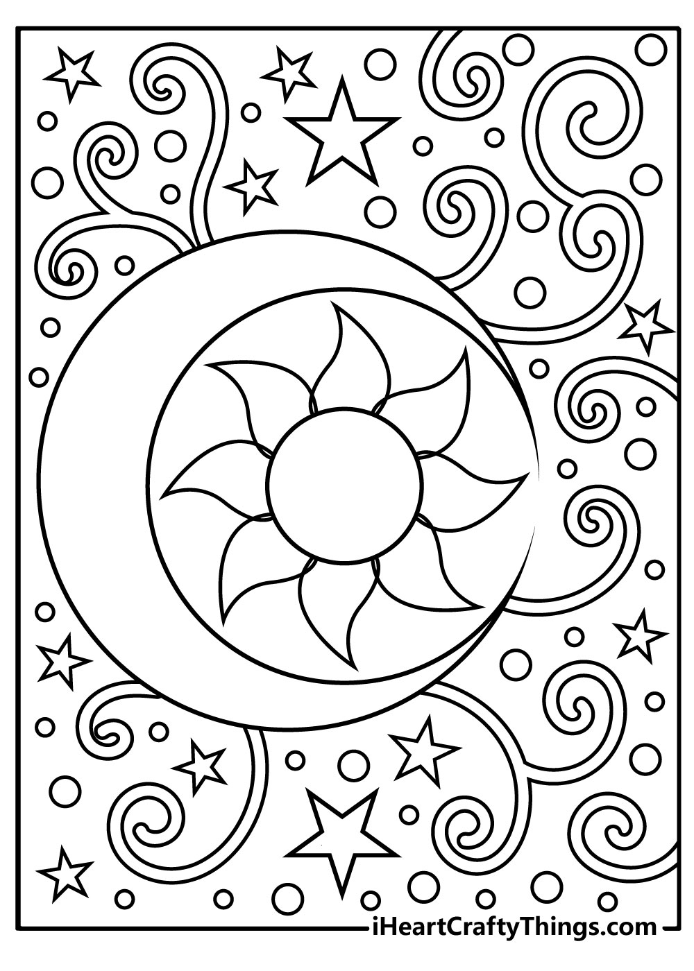 Trippy Coloring Pages for Adults Printables 77