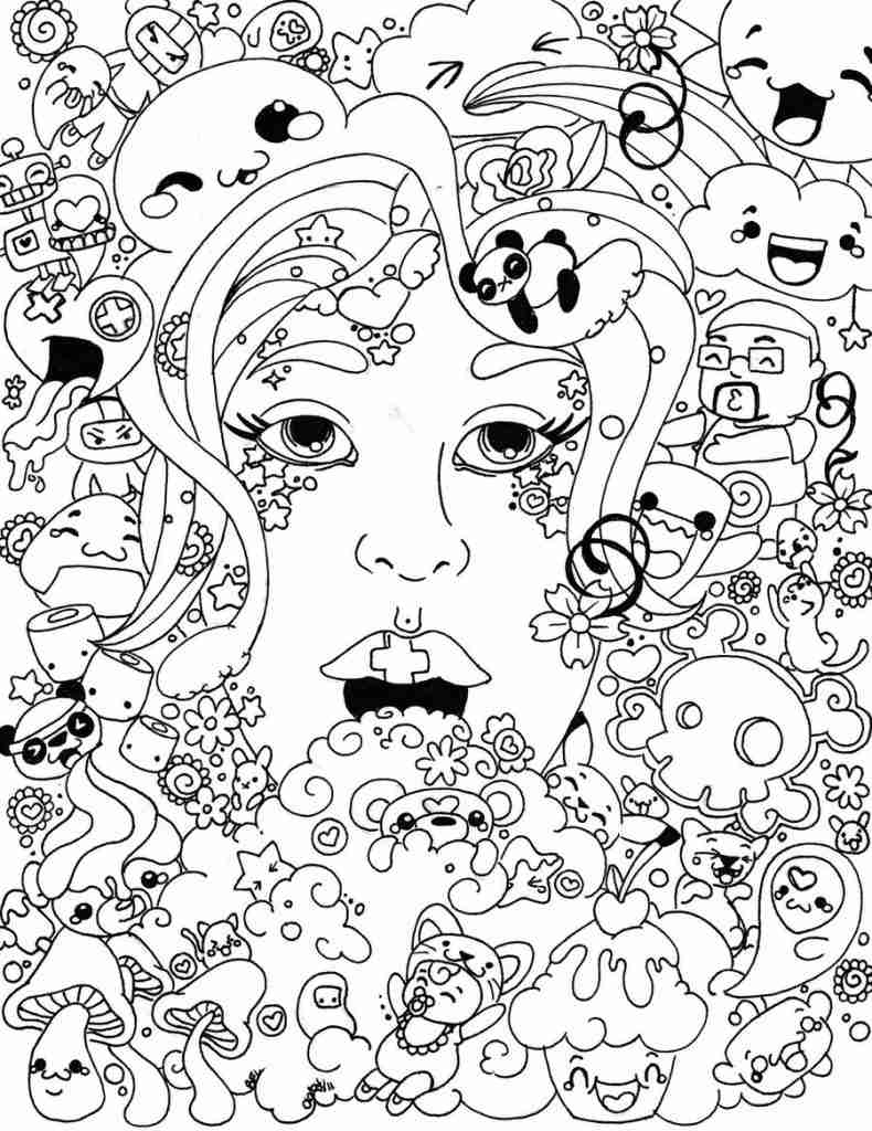 Trippy Coloring Pages for Adults Printables 88