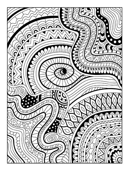 Trippy Coloring Pages for Adults Printables 97