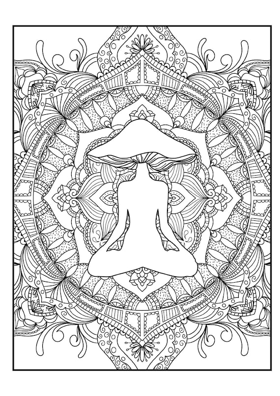 Trippy Coloring Pages for Adults Printables 98