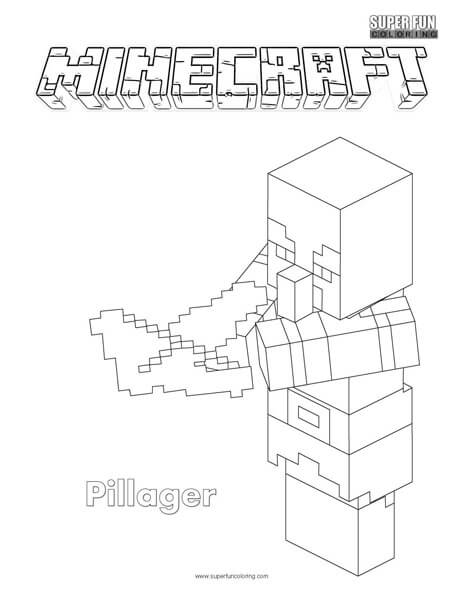 150+ Mind-Blowing Minecraft Coloring Pages for Fans 108