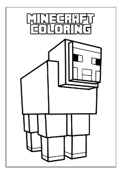 150+ Mind-Blowing Minecraft Coloring Pages for Fans 11