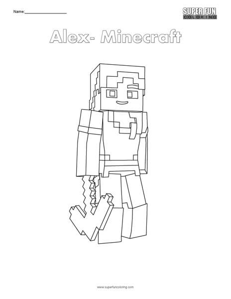 150+ Mind-Blowing Minecraft Coloring Pages for Fans 115