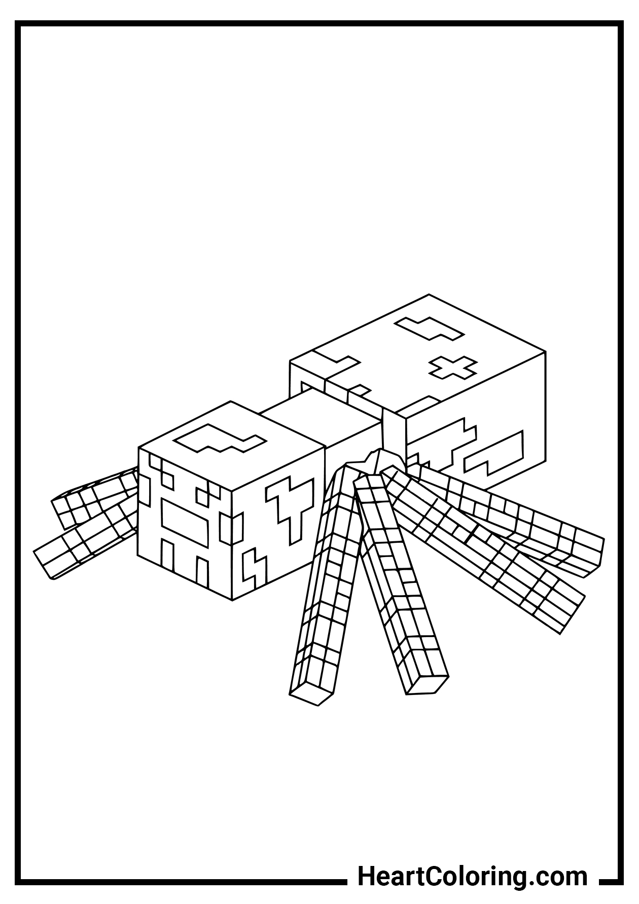 150+ Mind-Blowing Minecraft Coloring Pages for Fans 119