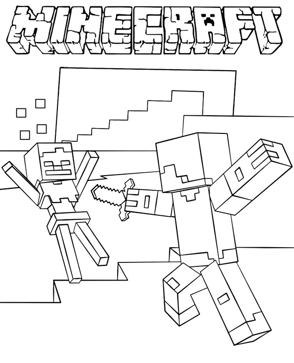 150+ Mind-Blowing Minecraft Coloring Pages for Fans 123