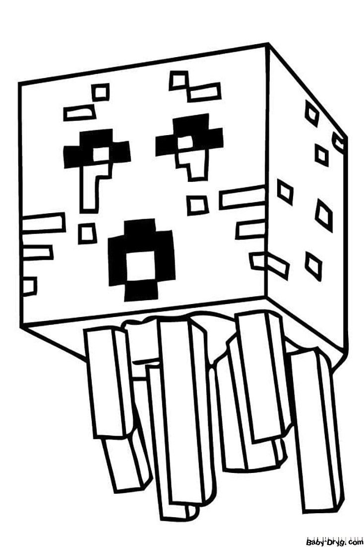 150+ Mind-Blowing Minecraft Coloring Pages for Fans 136