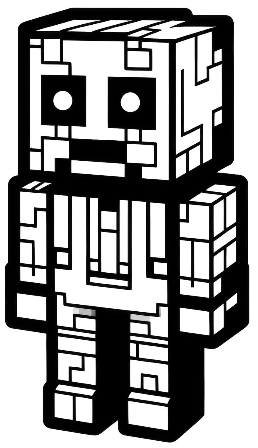 150+ Mind-Blowing Minecraft Coloring Pages for Fans 140