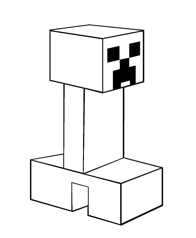 150+ Mind-Blowing Minecraft Coloring Pages for Fans 144