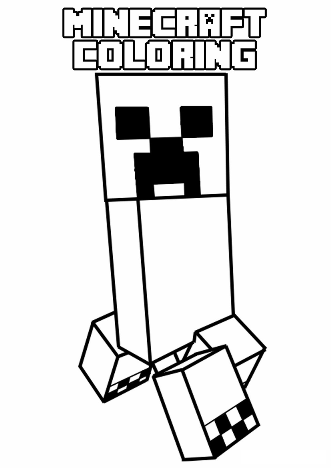 150+ Mind-Blowing Minecraft Coloring Pages for Fans 149