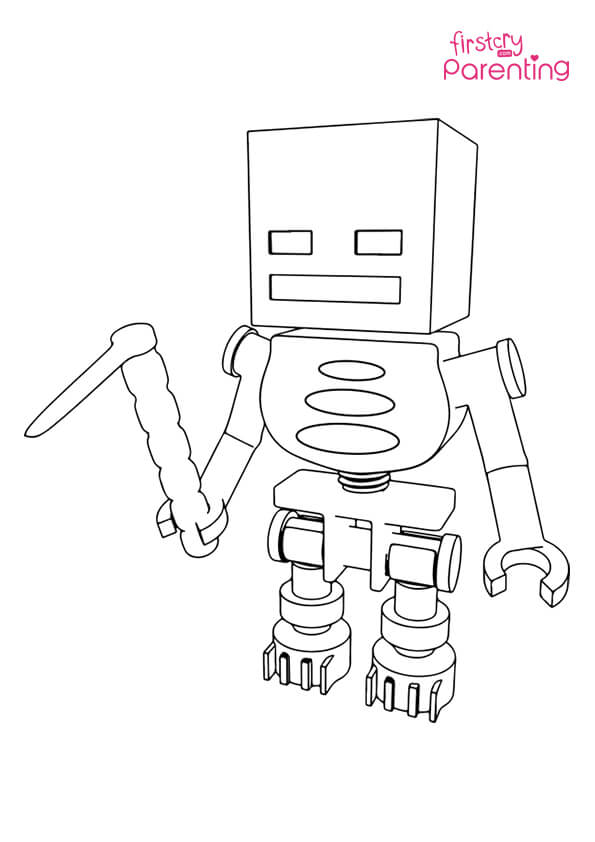 150+ Mind-Blowing Minecraft Coloring Pages for Fans 157