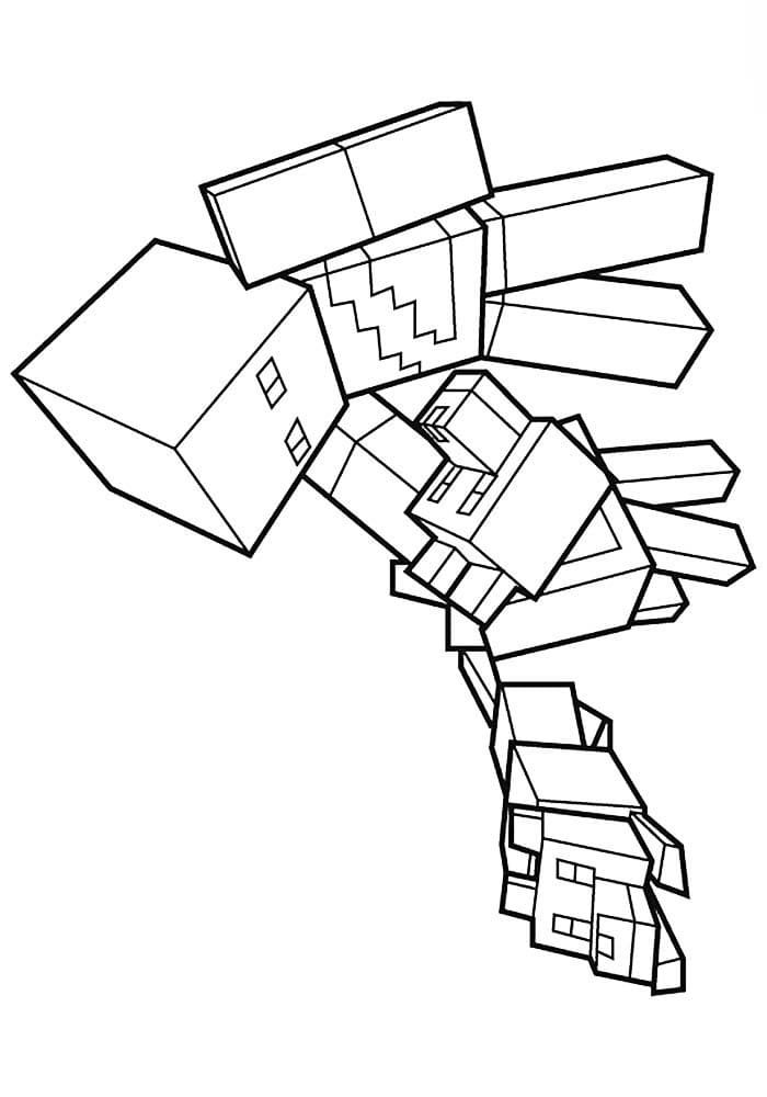 150+ Mind-Blowing Minecraft Coloring Pages for Fans 160