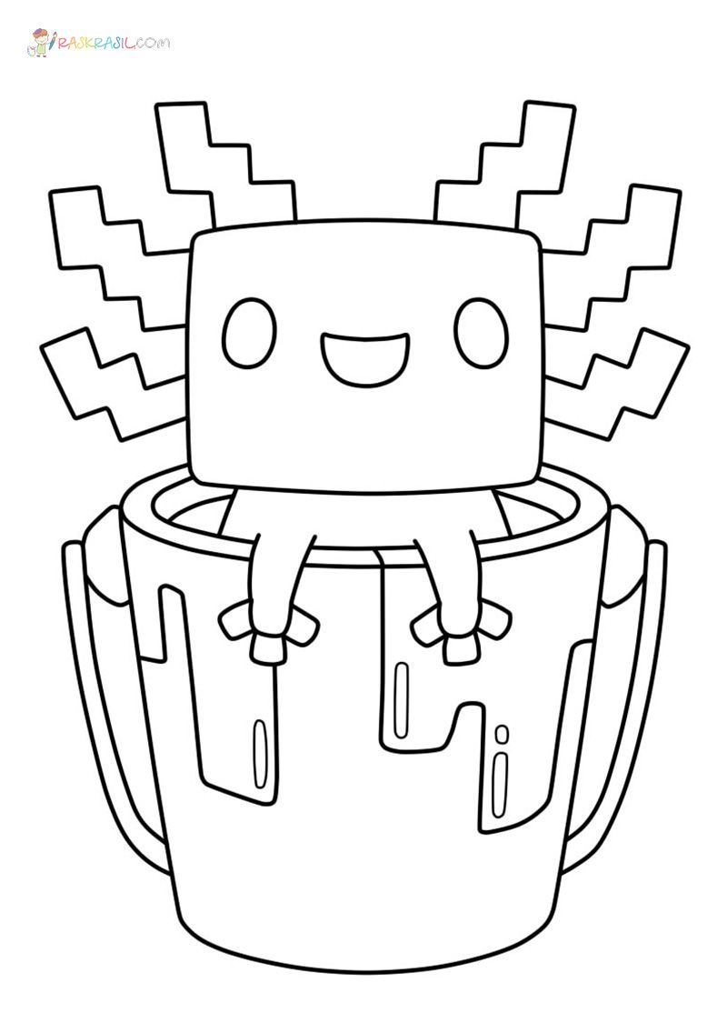 150+ Mind-Blowing Minecraft Coloring Pages for Fans 19