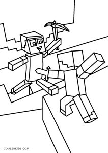 150+ Mind-Blowing Minecraft Coloring Pages for Fans 21