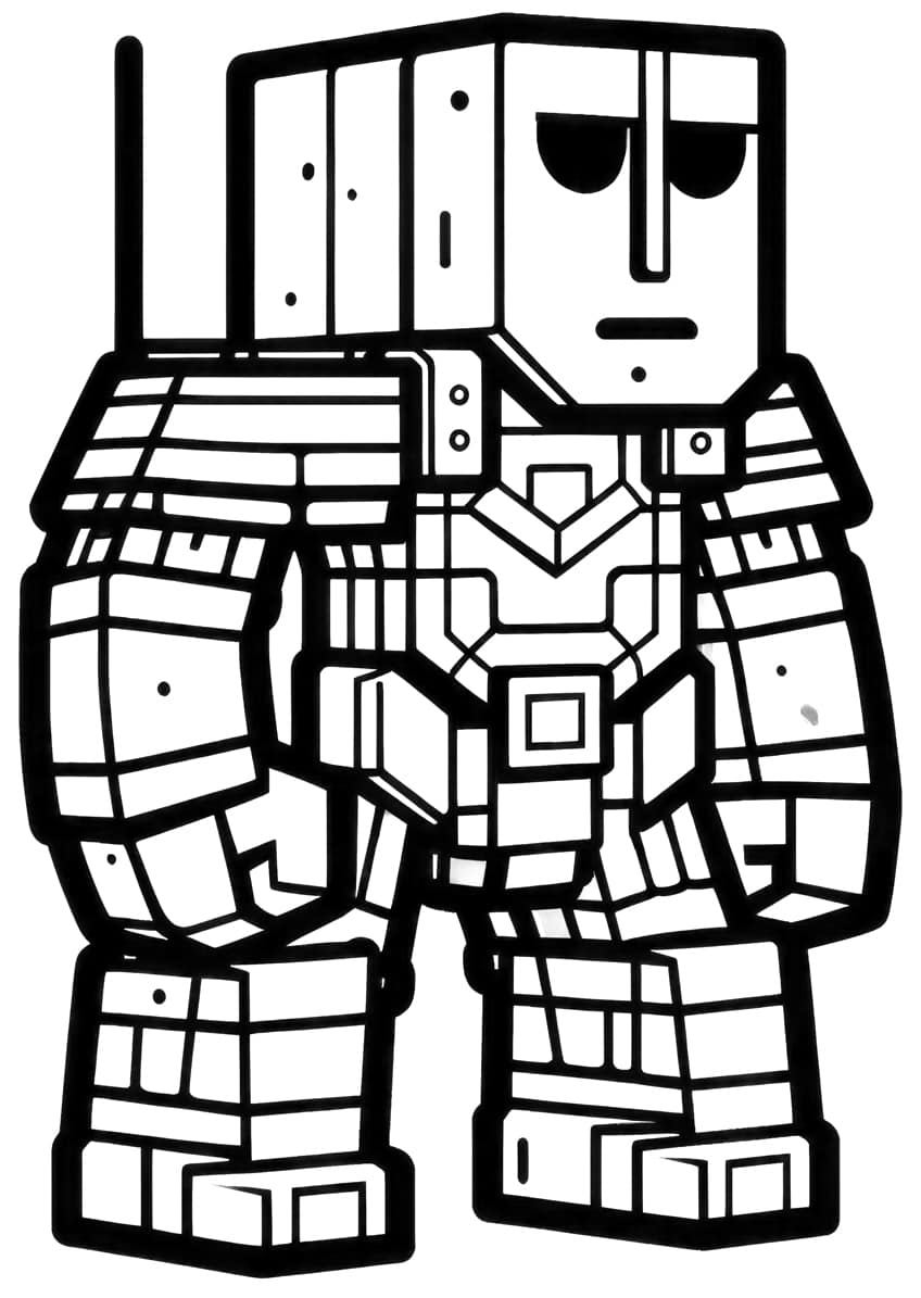 150+ Mind-Blowing Minecraft Coloring Pages for Fans 29