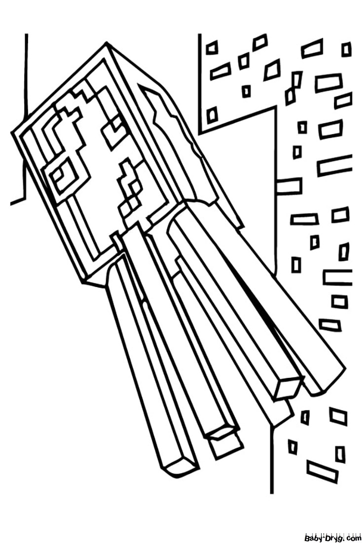 150+ Mind-Blowing Minecraft Coloring Pages for Fans 33