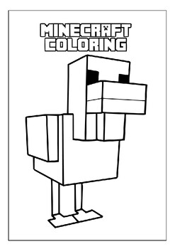 150+ Mind-Blowing Minecraft Coloring Pages for Fans 37