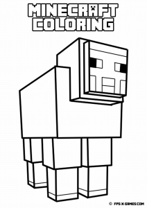 150+ Mind-Blowing Minecraft Coloring Pages for Fans 65