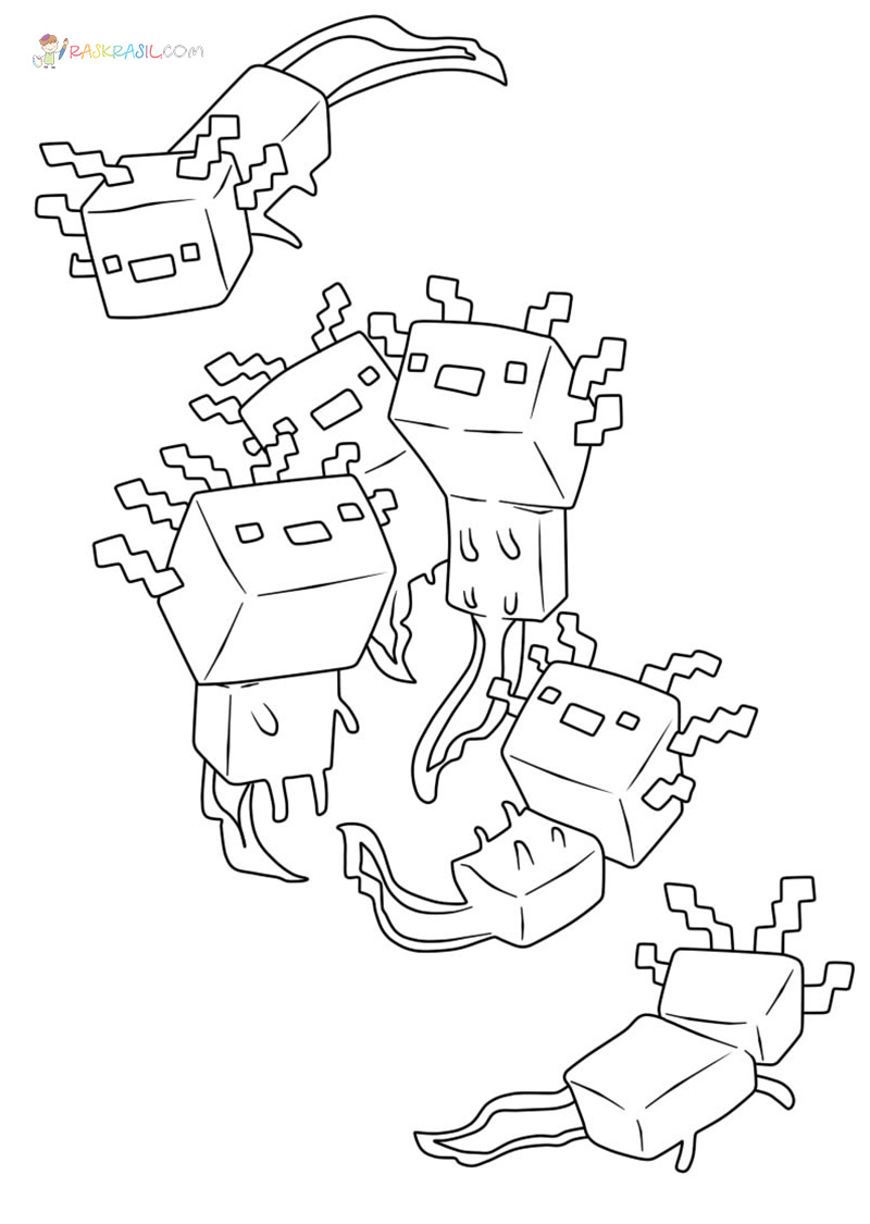 150+ Mind-Blowing Minecraft Coloring Pages for Fans 71