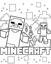 150+ Mind-Blowing Minecraft Coloring Pages for Fans 76