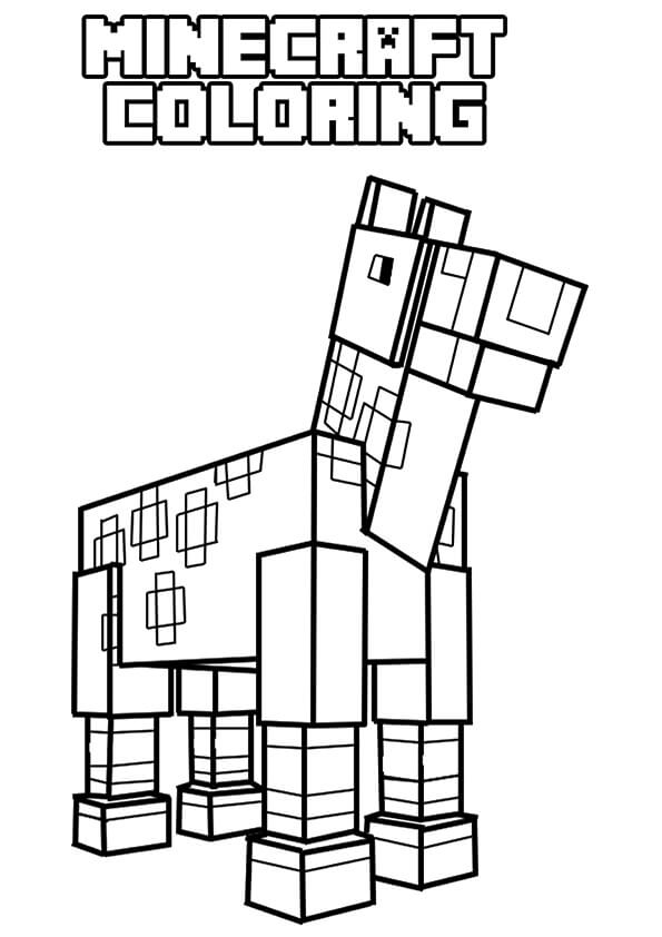 150+ Mind-Blowing Minecraft Coloring Pages for Fans 80