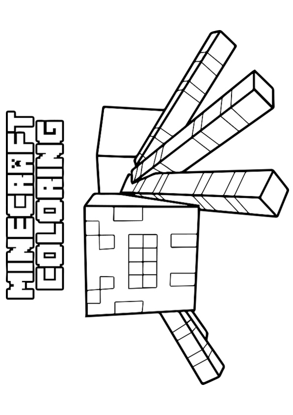 150+ Mind-Blowing Minecraft Coloring Pages for Fans 85