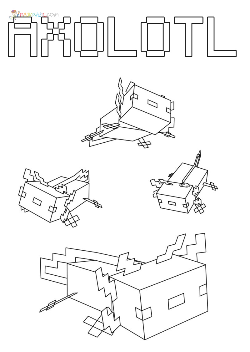 150+ Mind-Blowing Minecraft Coloring Pages for Fans 86