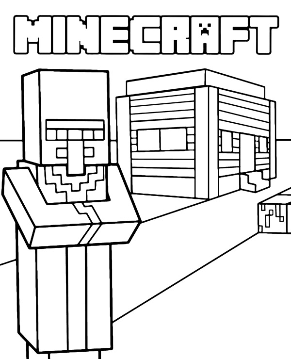 150+ Mind-Blowing Minecraft Coloring Pages for Fans 93