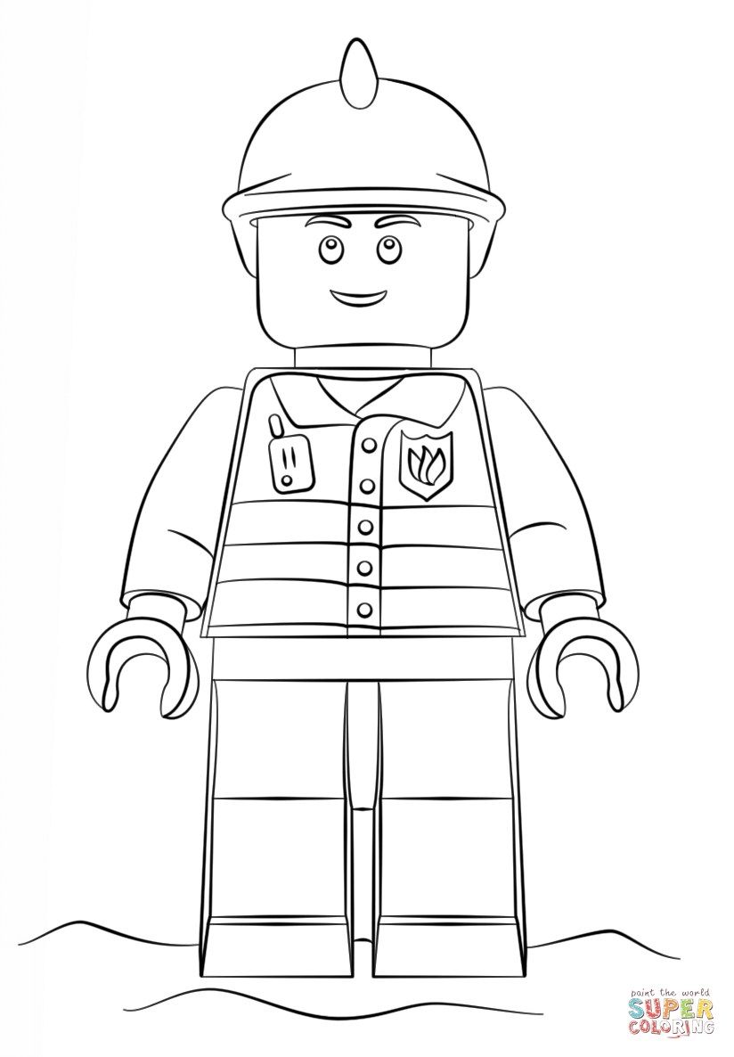 45 Lego City Coloring Pages Printables 106