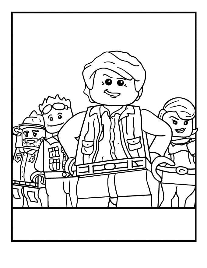 45 Lego City Coloring Pages Printables 114