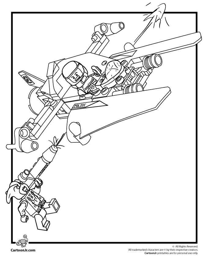 45 Lego City Coloring Pages Printables 127