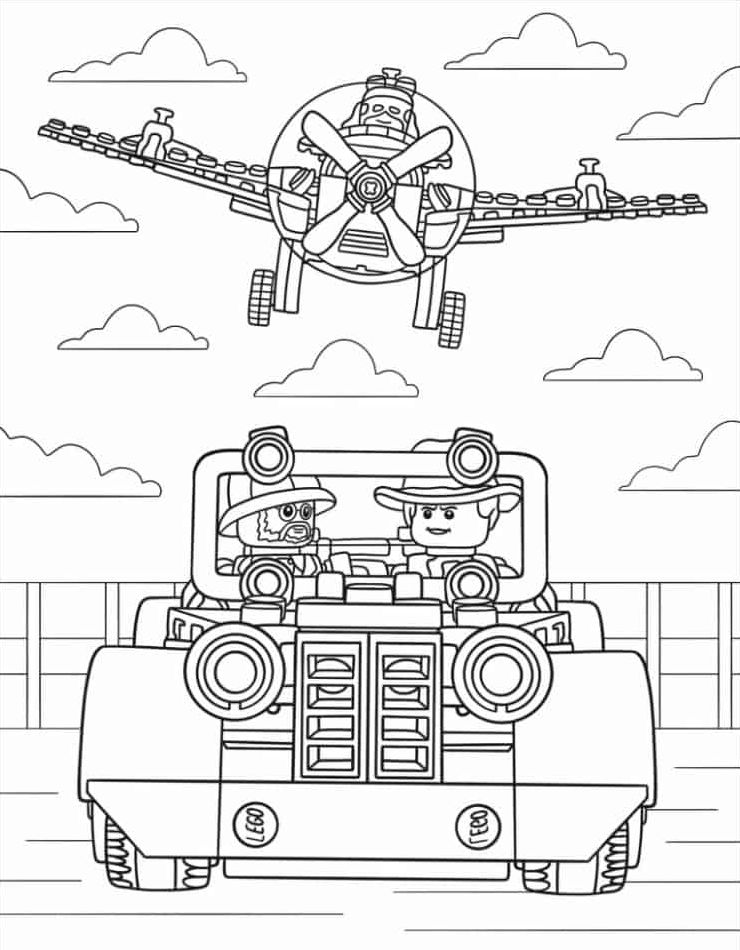 45 Lego City Coloring Pages Printables 128