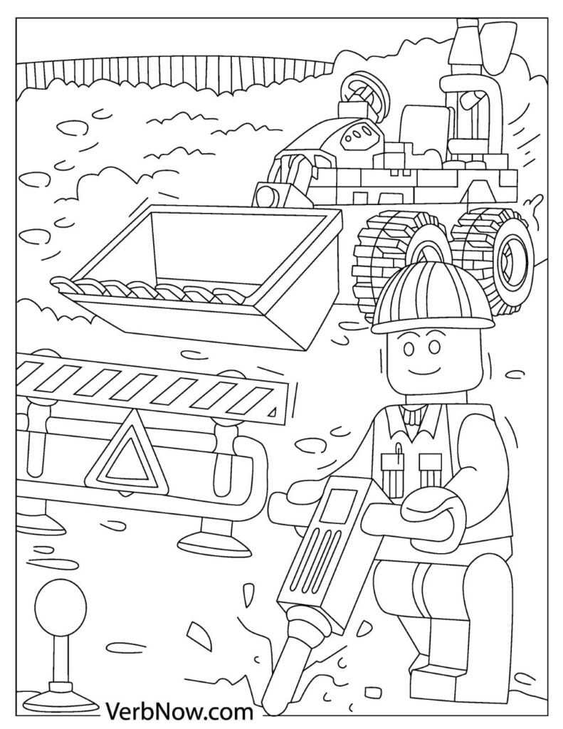 45 Lego City Coloring Pages Printables 129