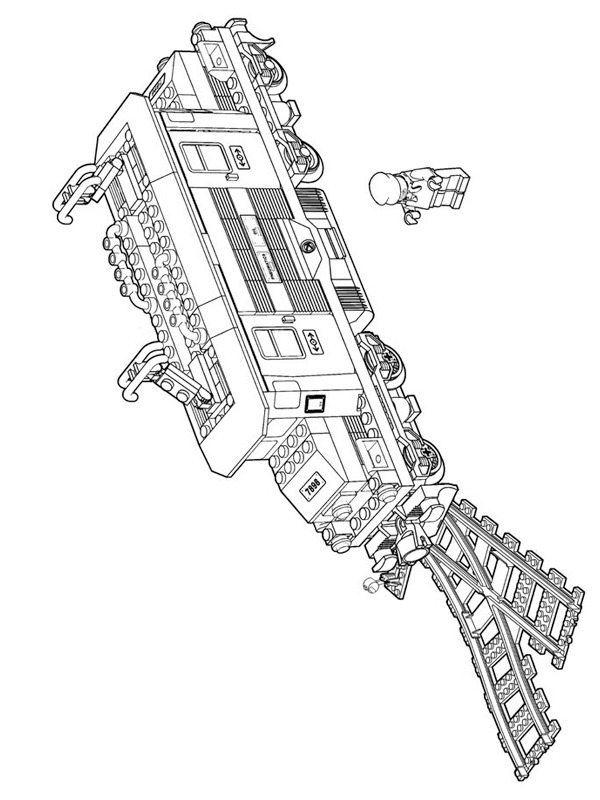 45 Lego City Coloring Pages Printables 133