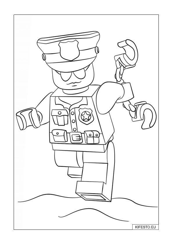 45 Lego City Coloring Pages Printables 14