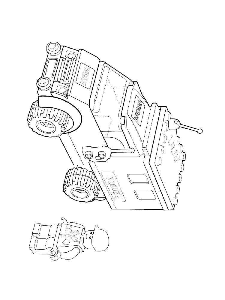 45 Lego City Coloring Pages Printables 144