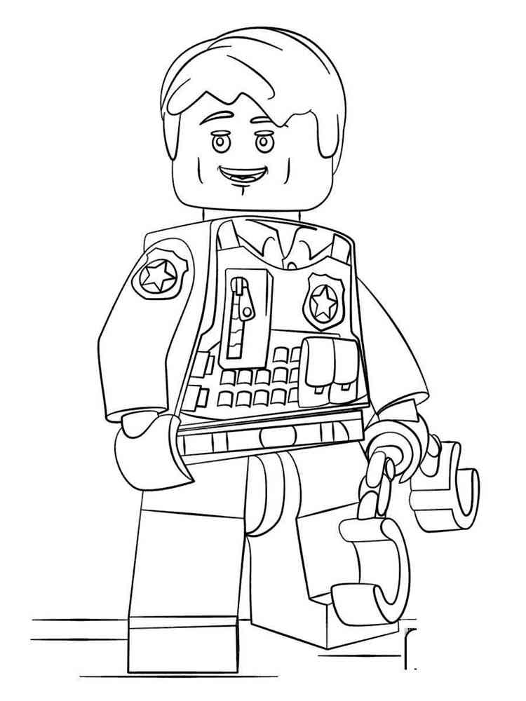 45 Lego City Coloring Pages Printables 149