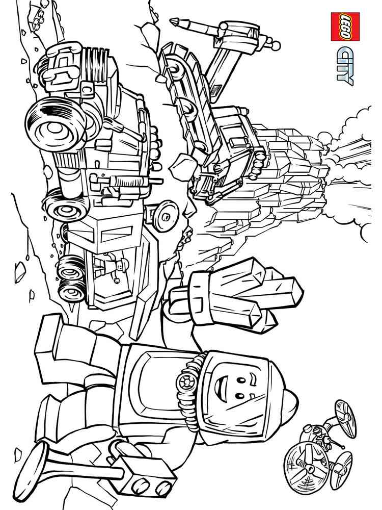 45 Lego City Coloring Pages Printables 22