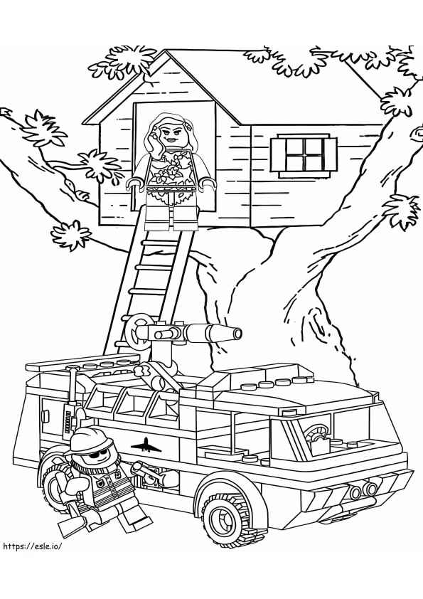 45 Lego City Coloring Pages Printables 26