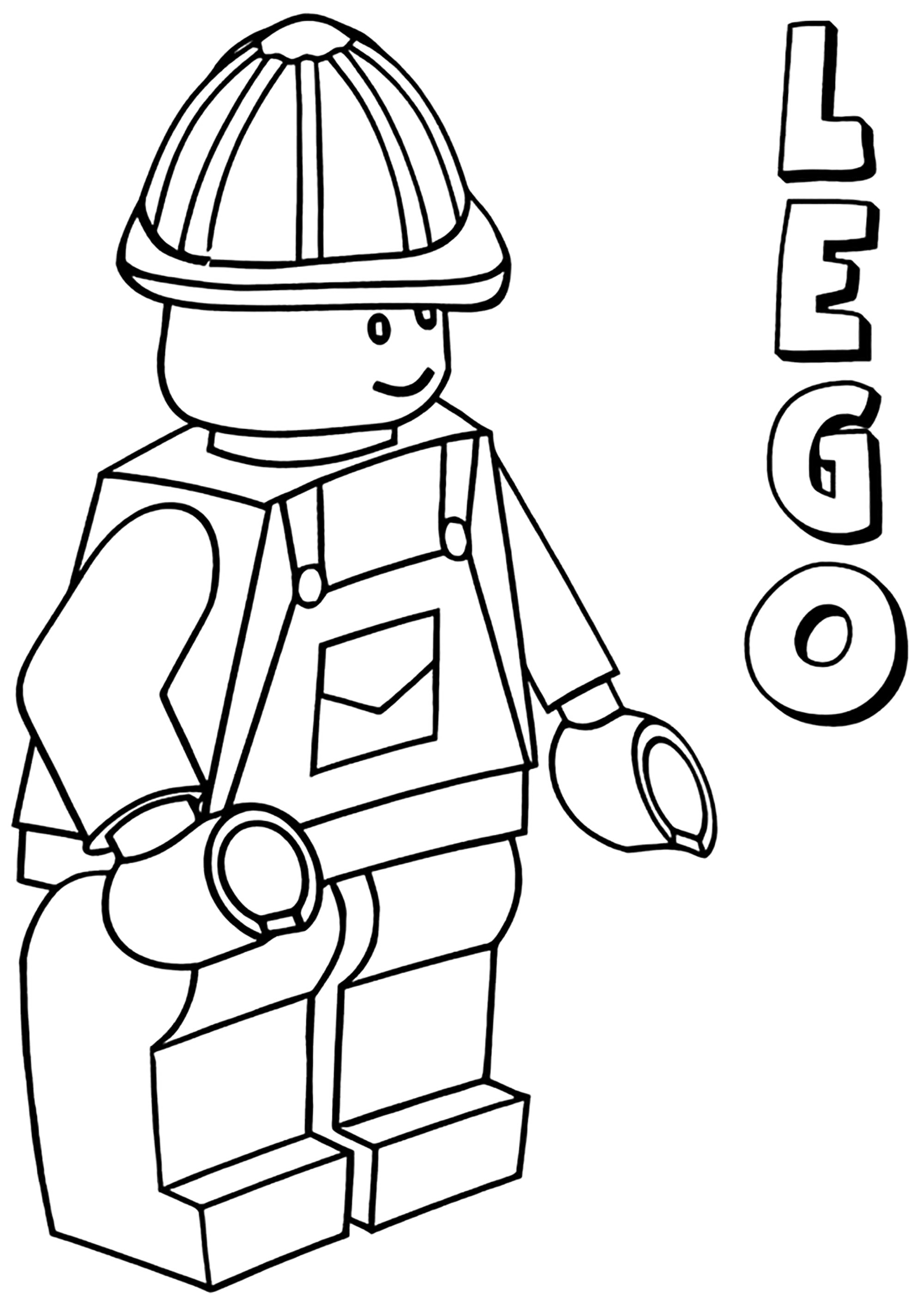 45 Lego City Coloring Pages Printables 5