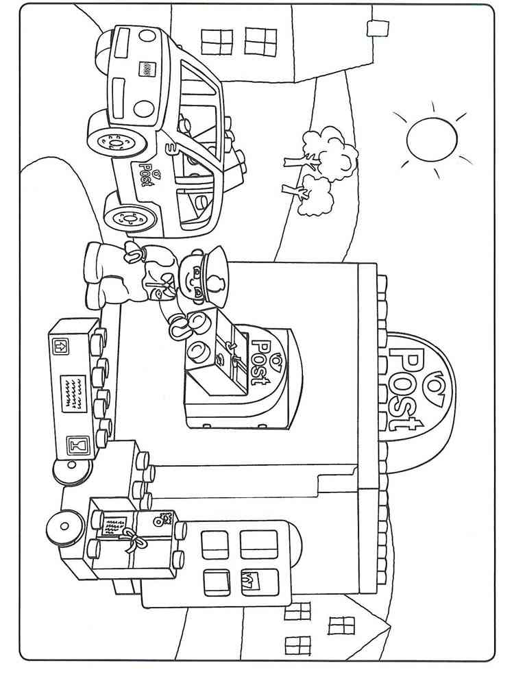 45 Lego City Coloring Pages Printables 6