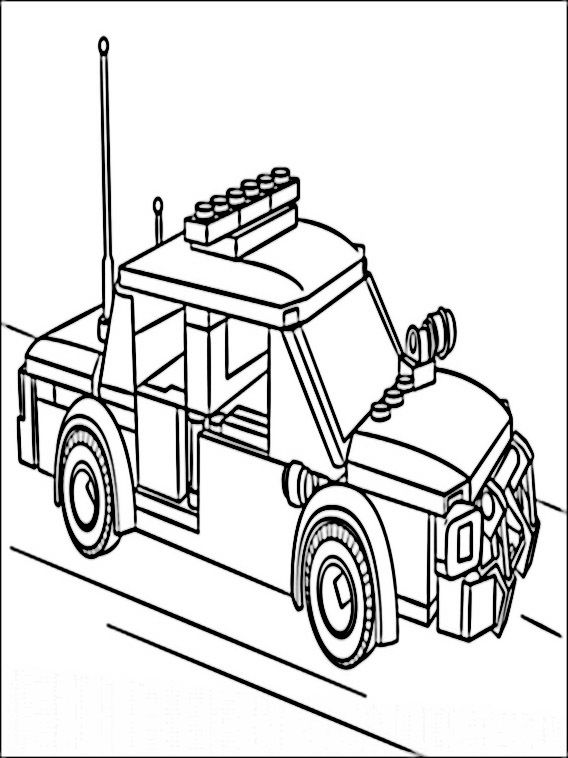 45 Lego City Coloring Pages Printables 71